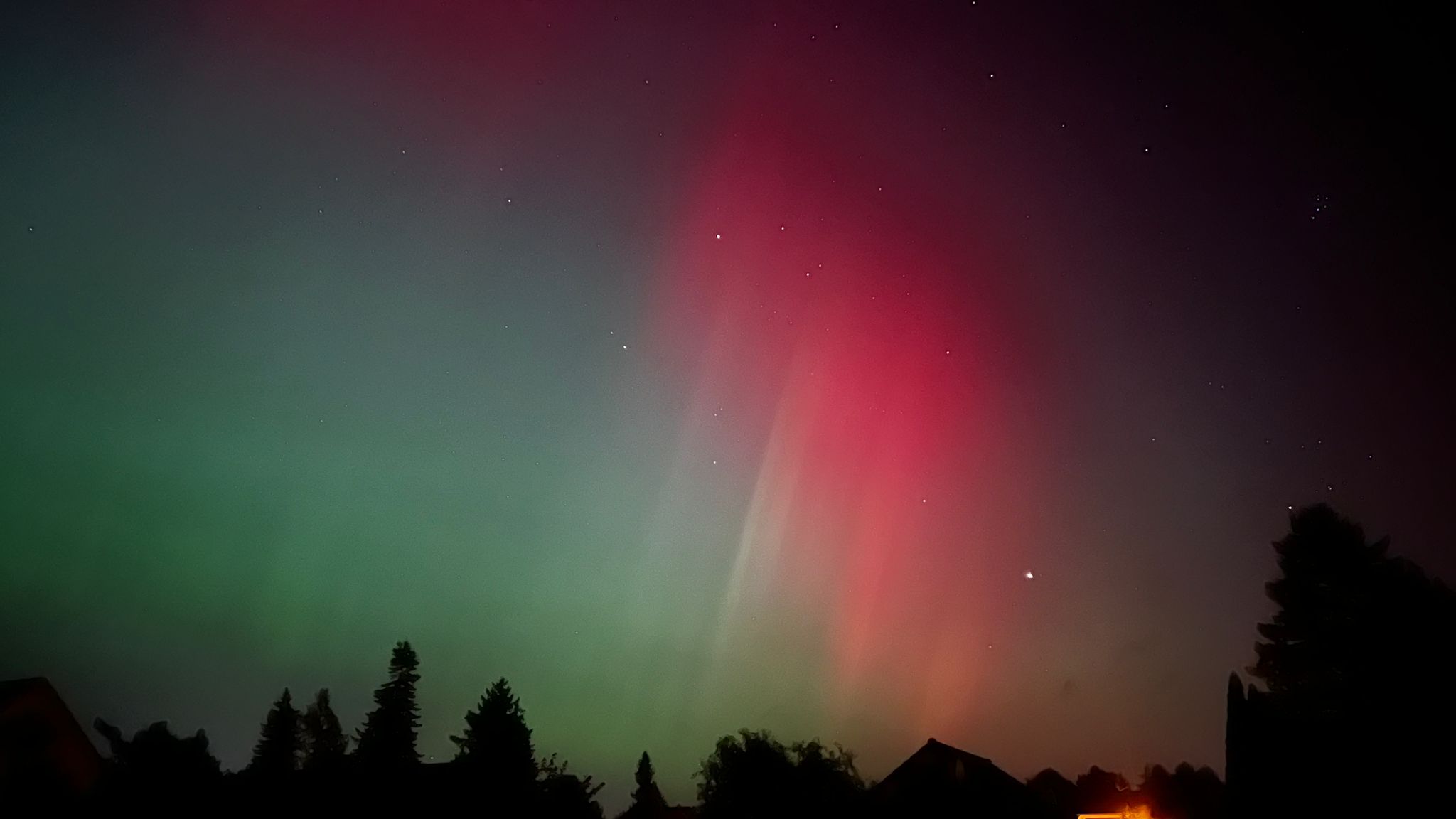 Polarlichter über Bernau