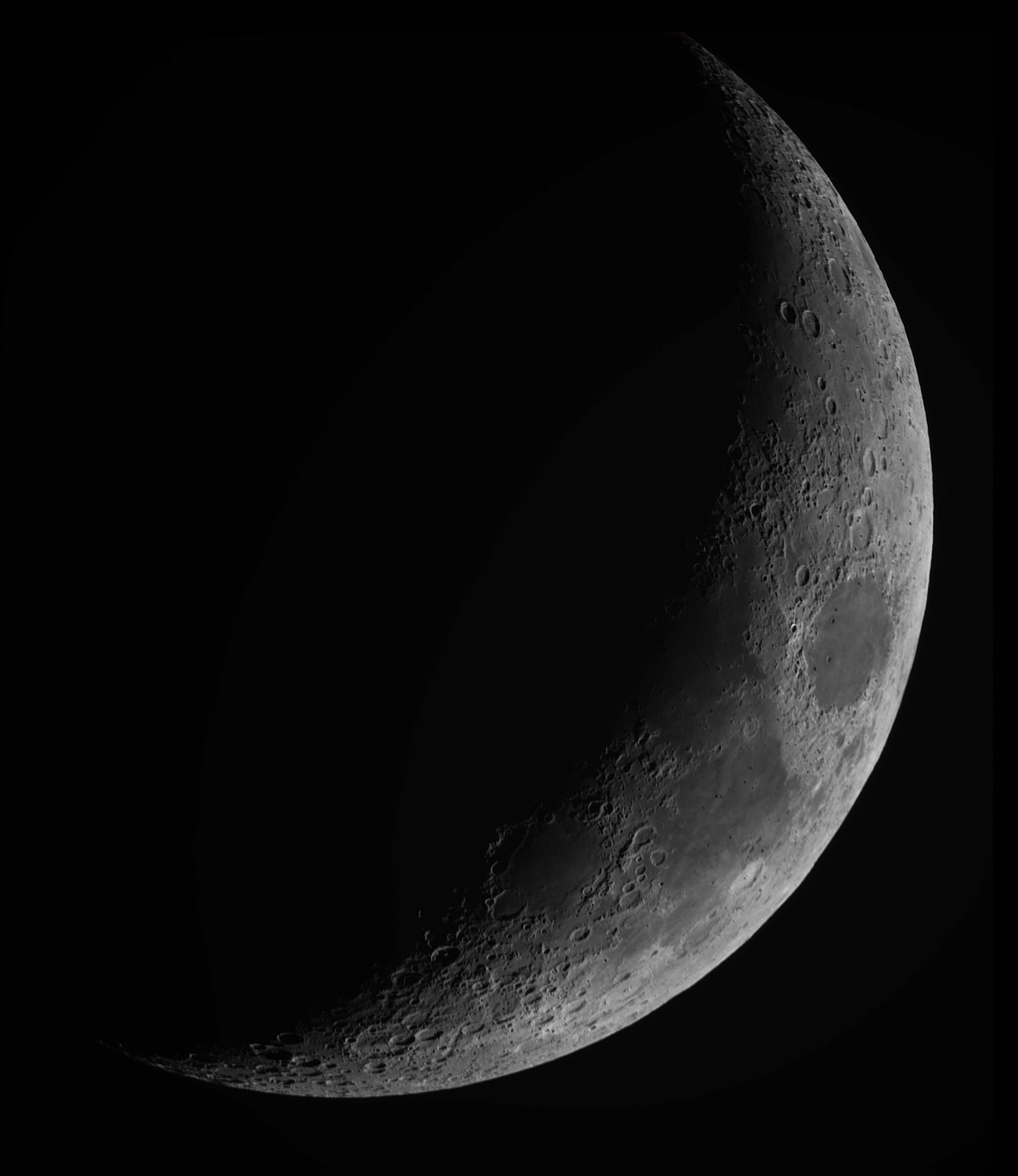 Mond Sichel am 28.02.2020