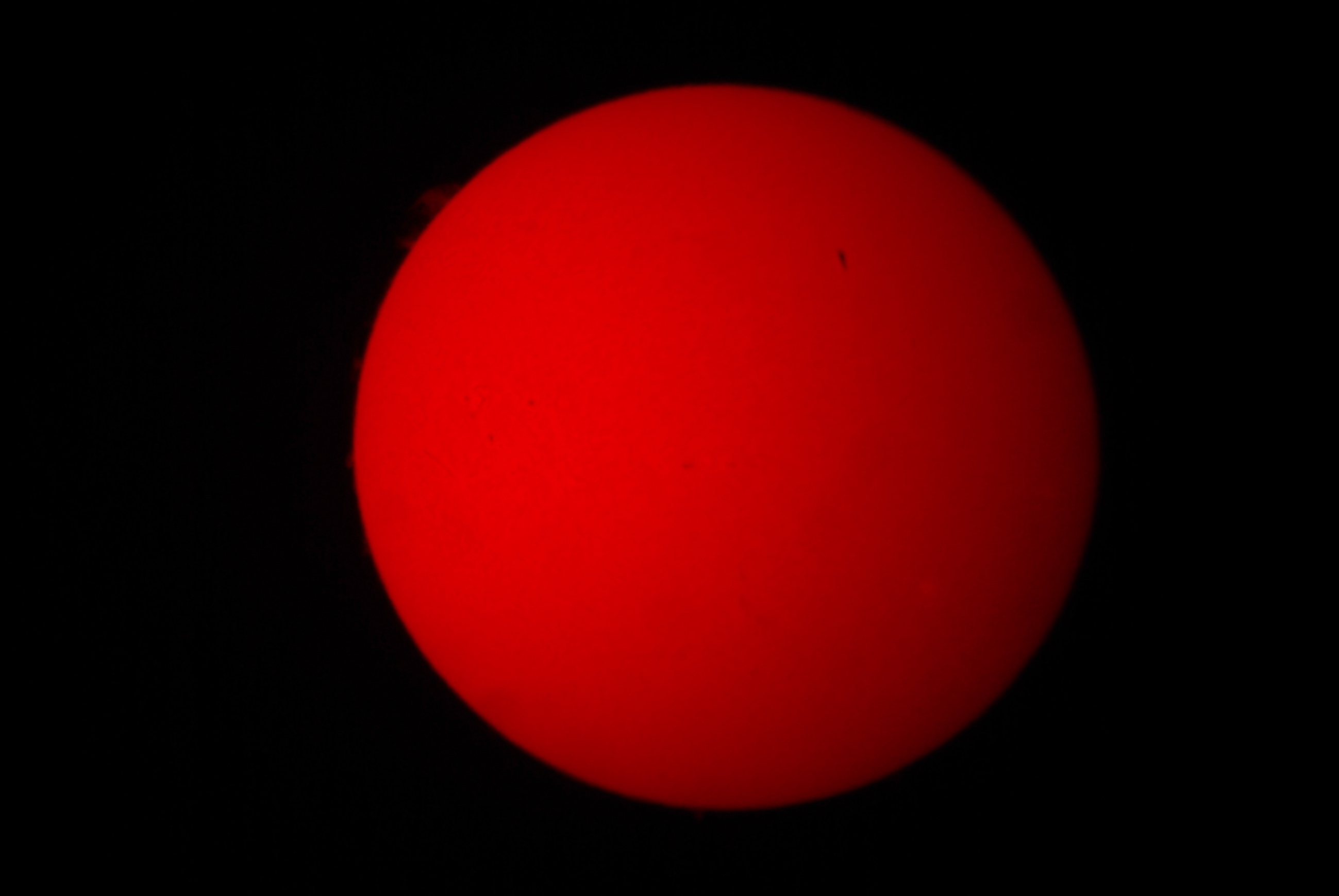 Sonnenaufnahme der Protuberanzen 03.05.14