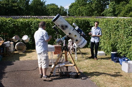 Space-Instrumeents mit Spiegelteleskop