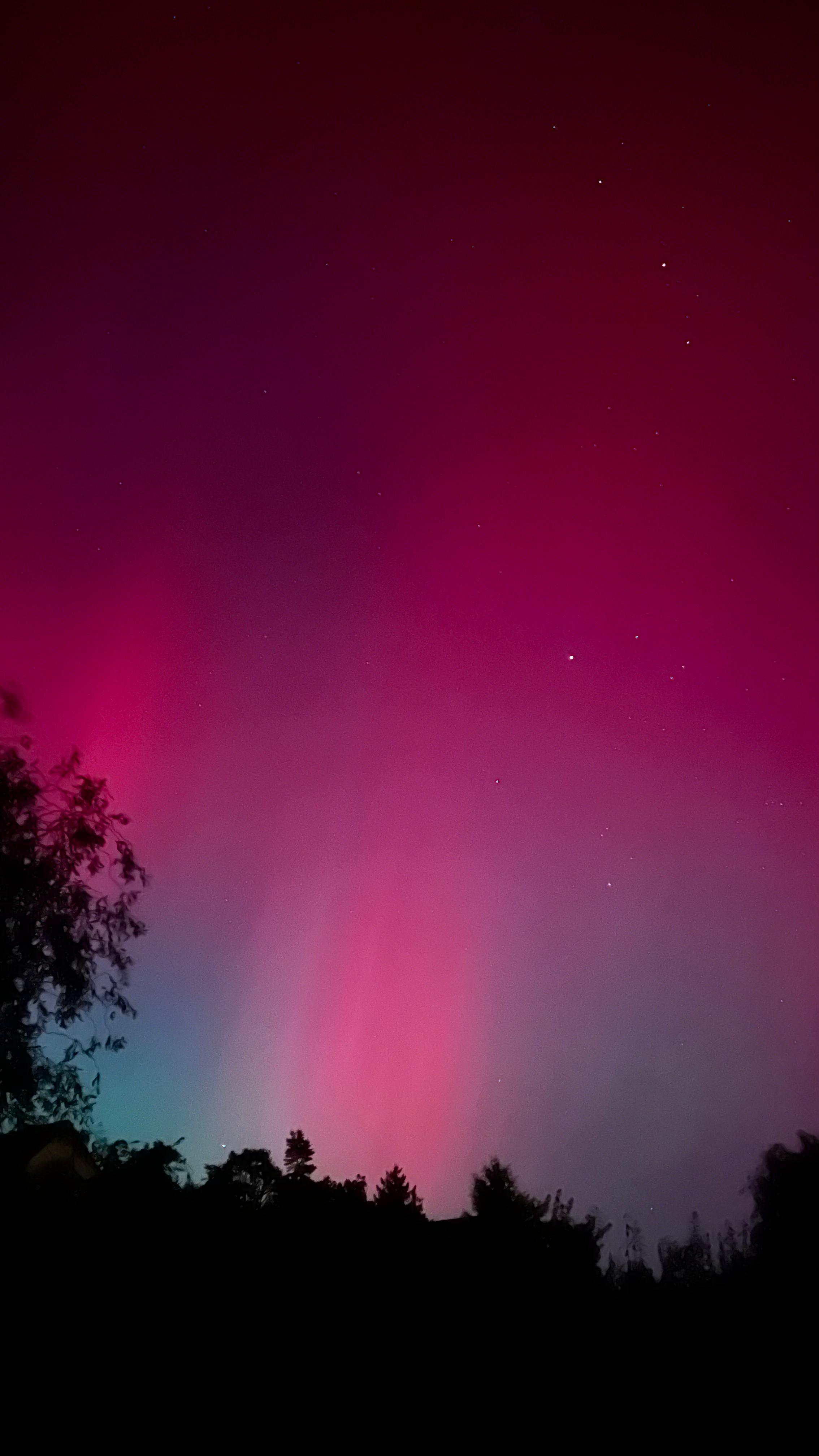 Polarlicht am Himmel vom 11.10.24