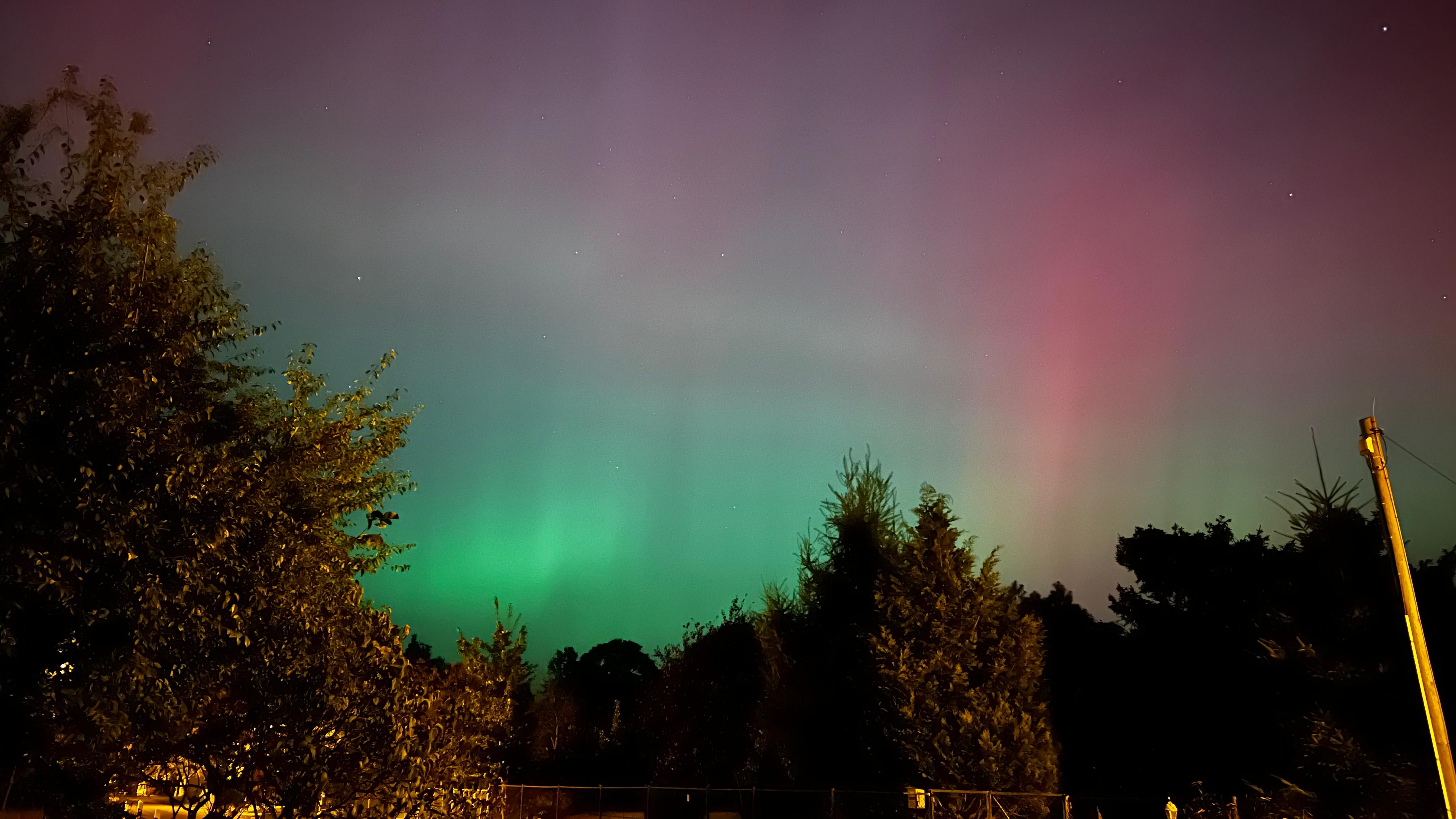 Polarlicht am Himmel vom 11.10.24